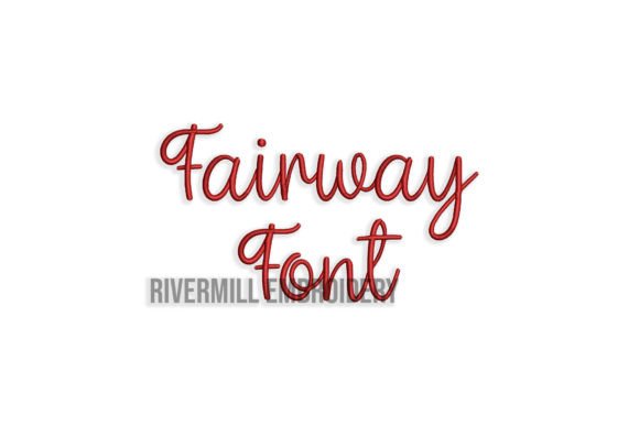 1 1 2 Fairway Embroidery Font Review