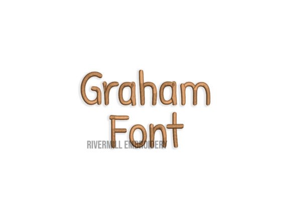 1 Graham Embroidery Font Review